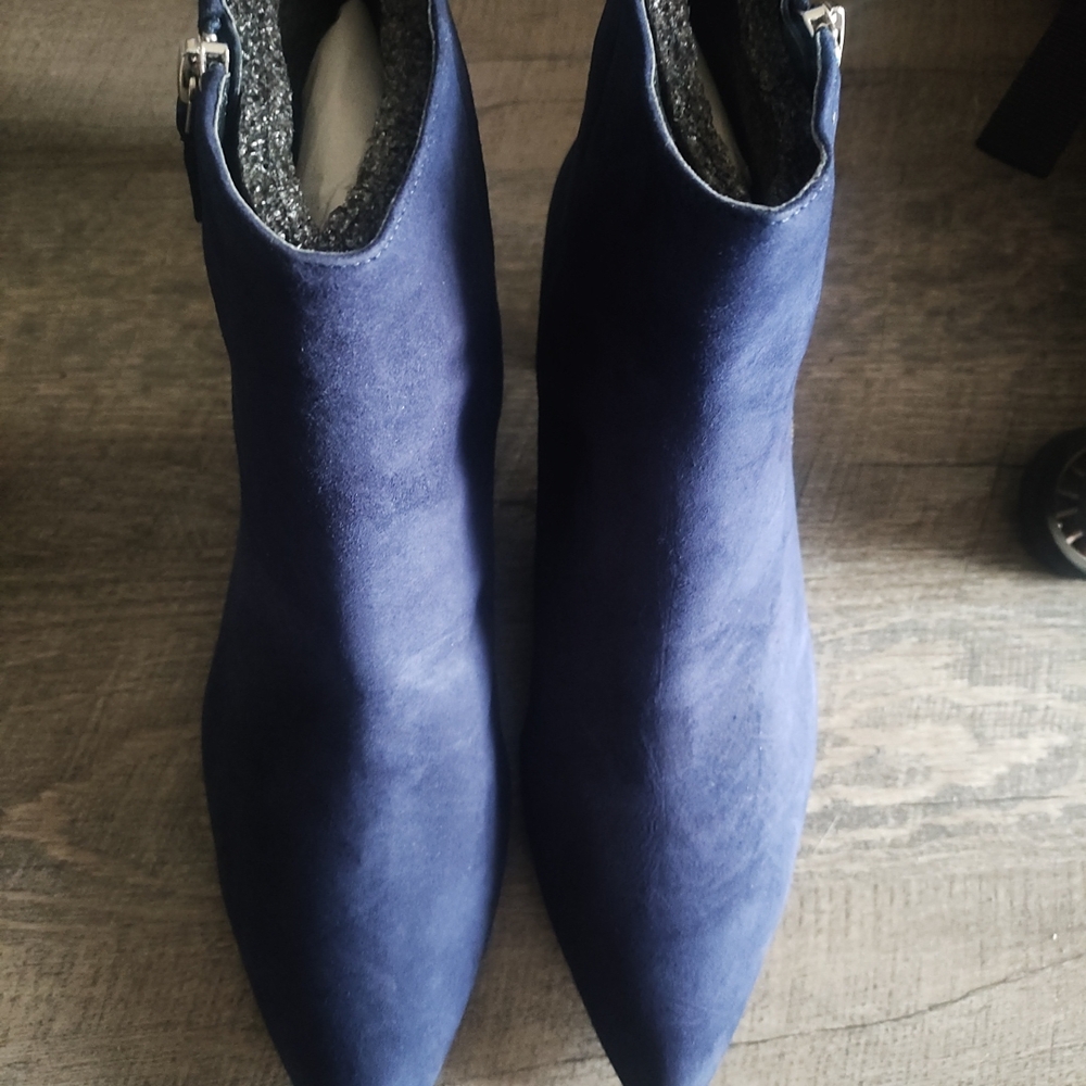 Nine West Blue Ankle Booties